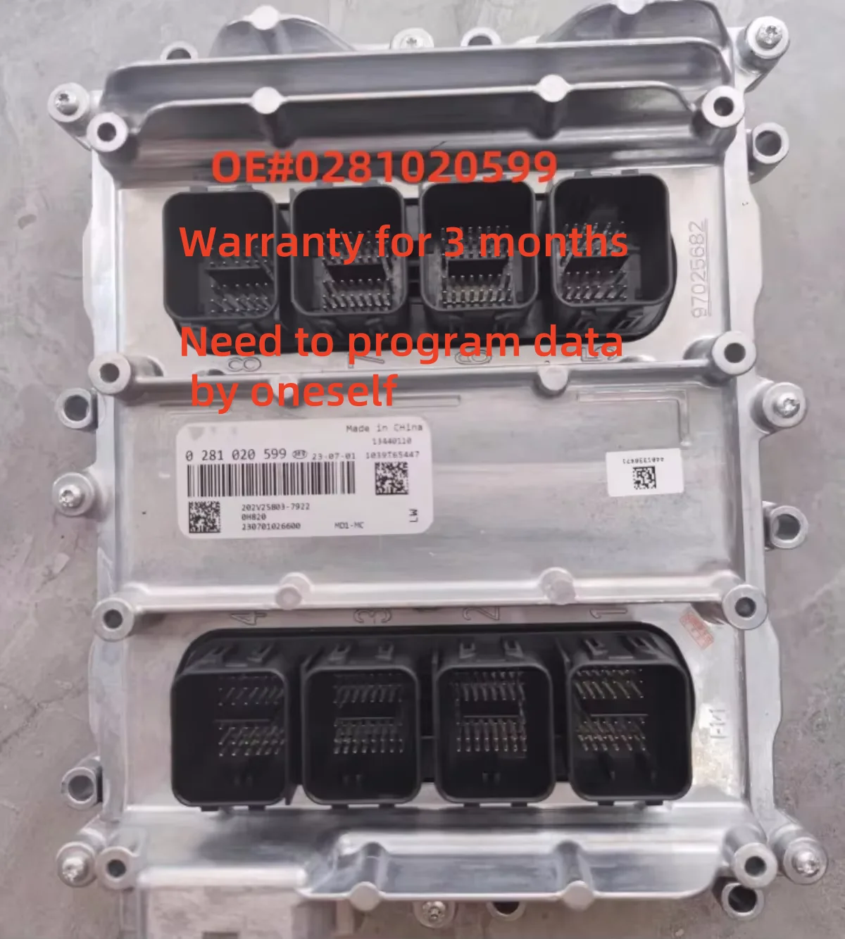 

High quality 0281020599 0281 020 599 ECU Diesel Engine Computer Engine Electronic Control Unit
