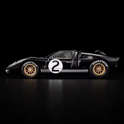 New Hot Wheels RLC Cars Model Ford GT40 MKII 1966 Le Mans Champion Car No. 2 Alloy Car model Kid Collection Toys boys fan Gifts