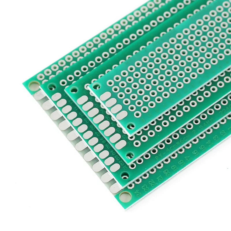 5 sztuk/partia Uniwersalna Płytka Drukowana Jednostronna PCB 2x8cm 3x7cm 4x6cm 5x7cm 6x8cm 7x9cm 8x12cm 9x15cm Płytka Prototypowa dla Arduino