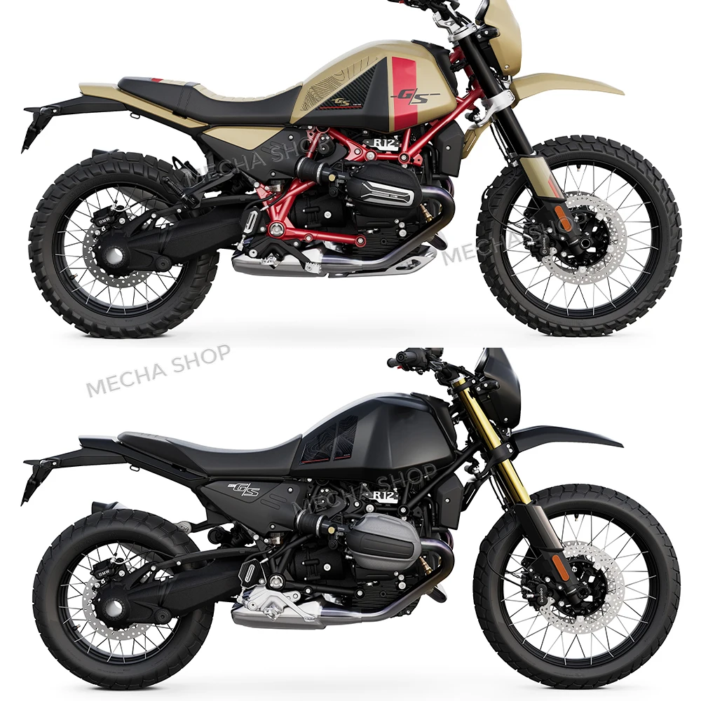 3D Motorcycle Fuel Tank Sticker Tank Protection Decals For R12GS R 12G/S 2025 2026