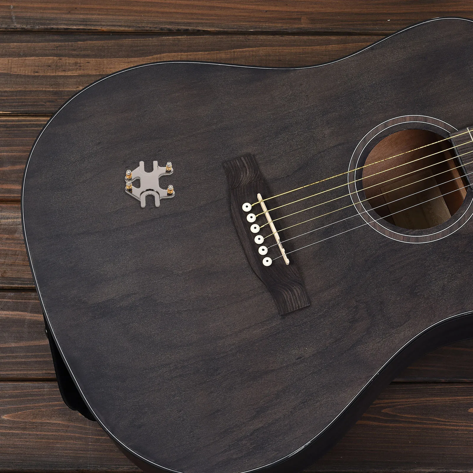 

Guitar Tuning Device Electric Bridge Saddle String Classical Accessories Black Parts Metal Construction Lightweight Portable