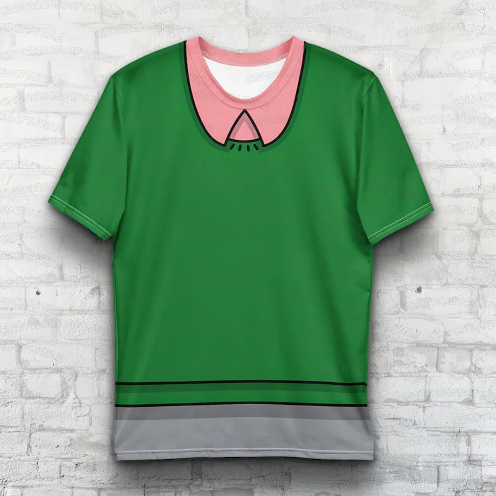 Sommer Cosplay T-Shirt für Männer und Frauen mit The Simpsons-Charakter-Motiv, Kurzarm-Freizeit-T-Shirt für Männer und Frauen – Detail 4