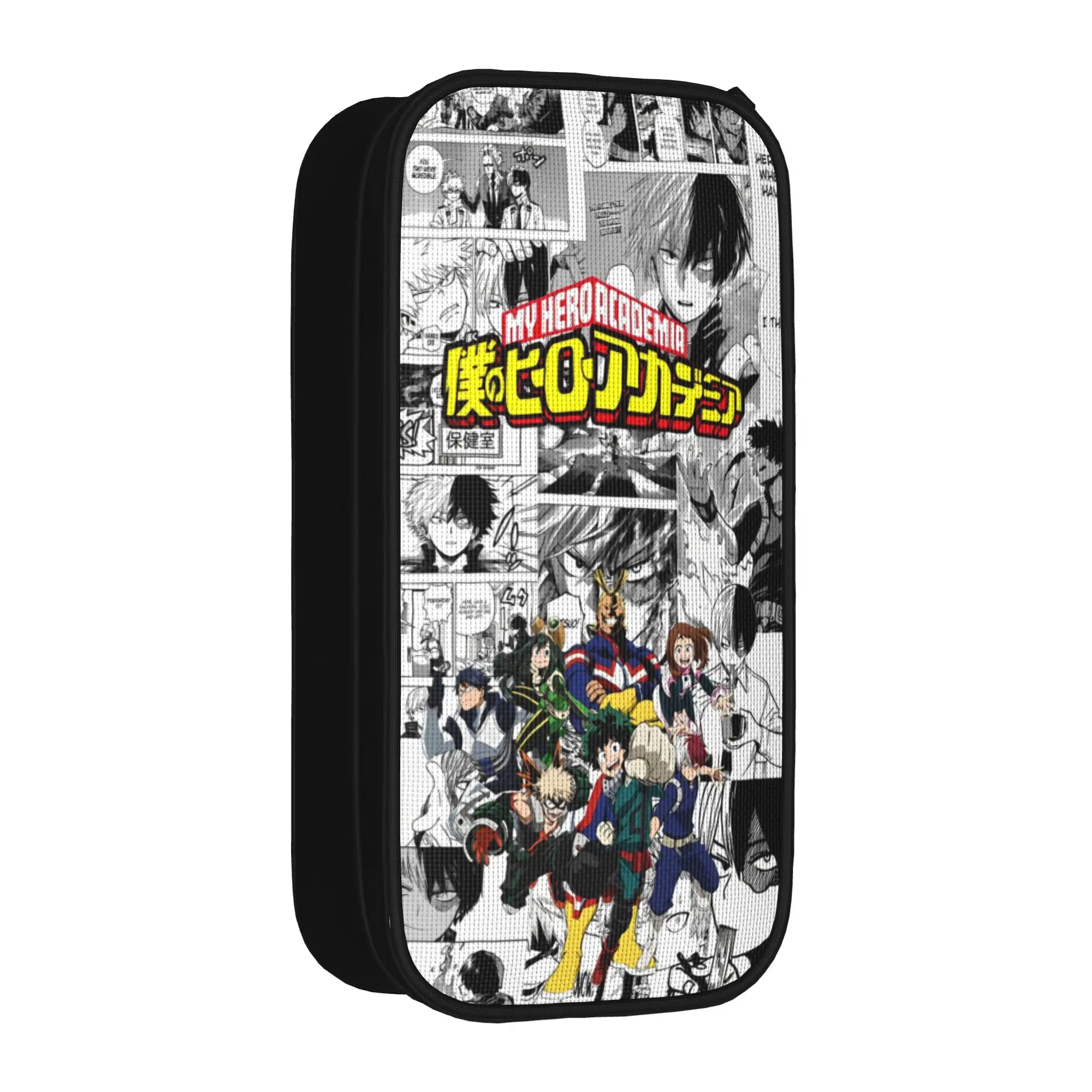 

My Hero Academias Merch Pencil Case Large-capacity Kids School Supplies Pencil Box Birthday Gift