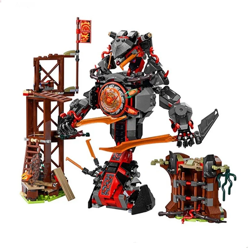 734 PCS 10583 Mini Figures Set Compatible Dawn of Iron Doom 70626 Building Blocks Toys for Kids Block Size