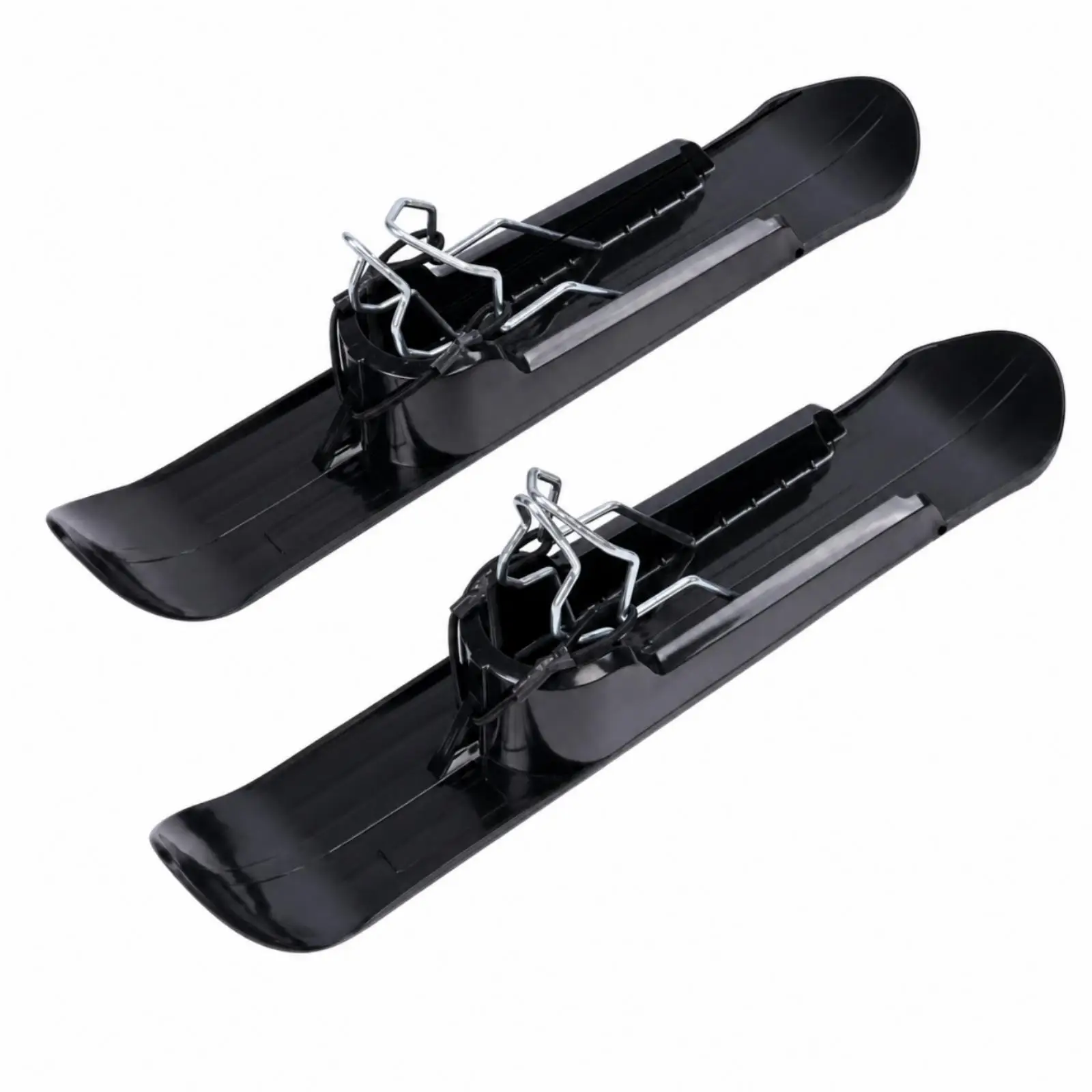 Kids Sled Stroller Snowboard Ski Kit Pushchair Glide Attachment Plastic Metal Winter Outdoor Stroll