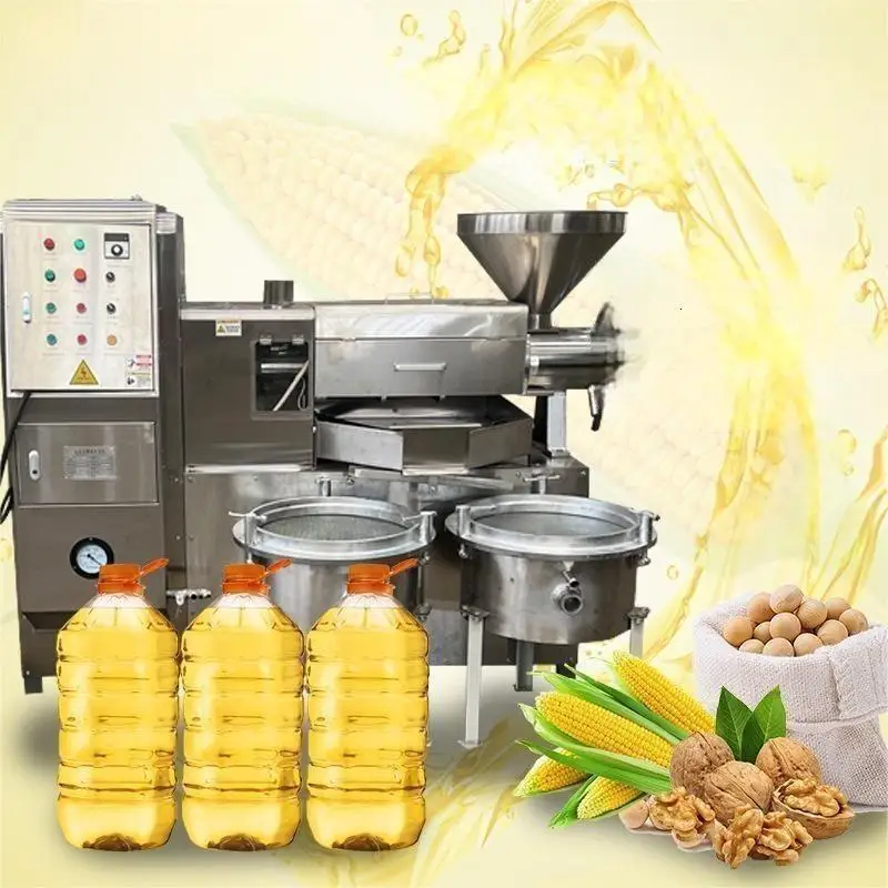 Industrial Palm Oil Press Machine 2000kg Screw Oil Press Machine High Quality Oil Extraction Machine Coconut Oil Extractor