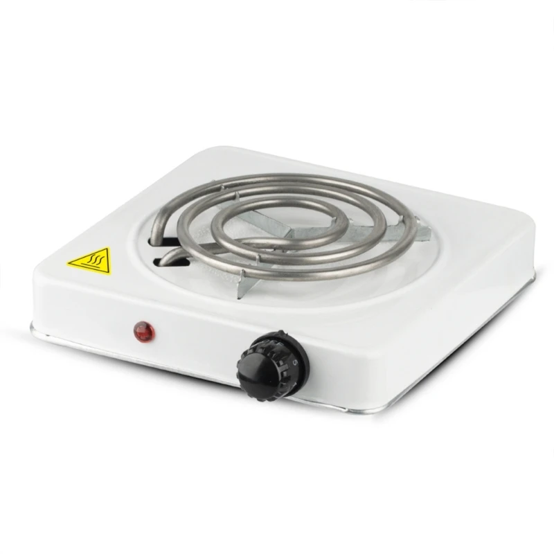Electric Hot Plate for Cooking Portable Single 1000W Cast Iron hot plates Heat-up in Seconds Temperature Dropship