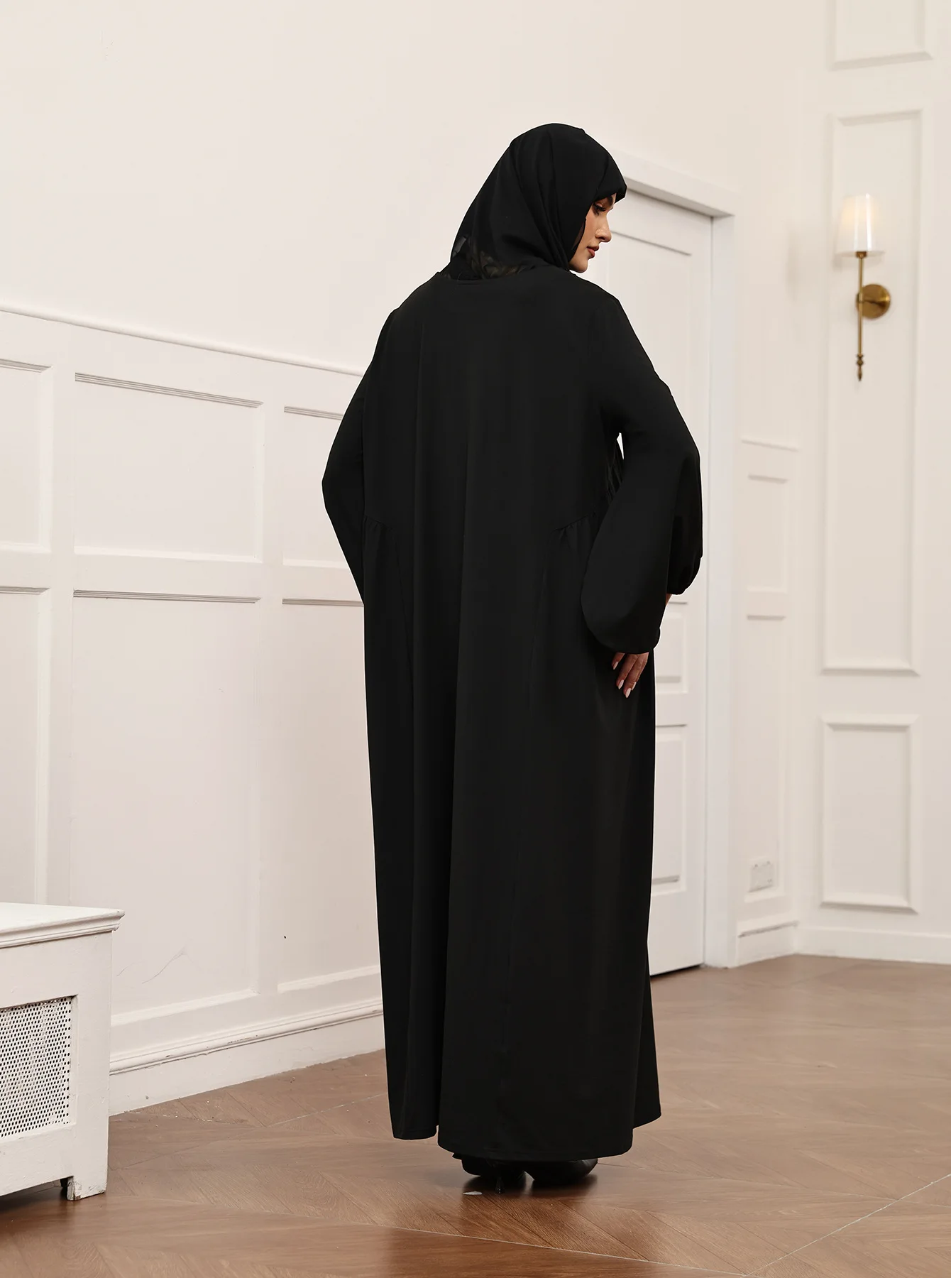 イード・ジェラバ　ムスリム女性用ヒジャブドレス　控えめなドバイ・アバヤ　カフタン　モロッコ風女性用ローブ　礼拝用イスラム・ジャラビーヤ　ケバヤ　トルコ