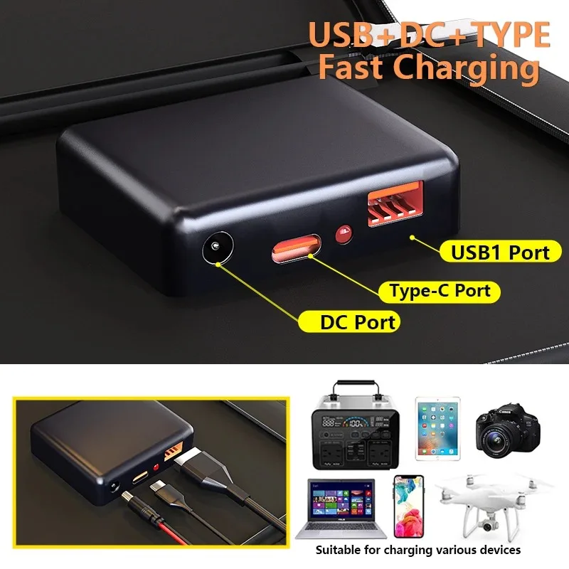 

1000W Solar Panel Kit Complete Camping Foldable Solar Power Station Portable Generator Charger 18V for Car Boat Caravan Camp