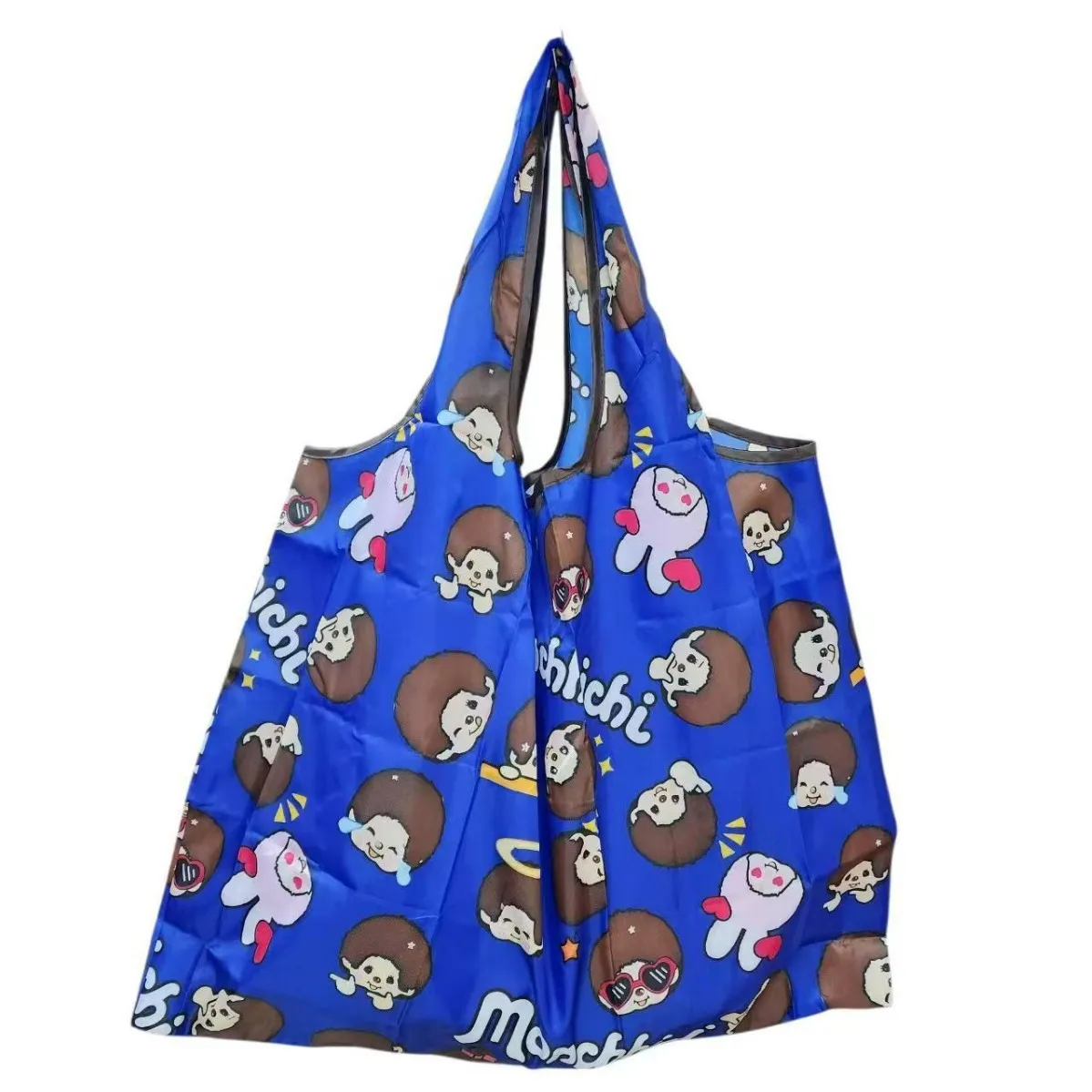 Cartoon for Monqiqi Reusable Grocery Bags Large Washable Shopping Bags Foldable Nylon Pocket Handbags