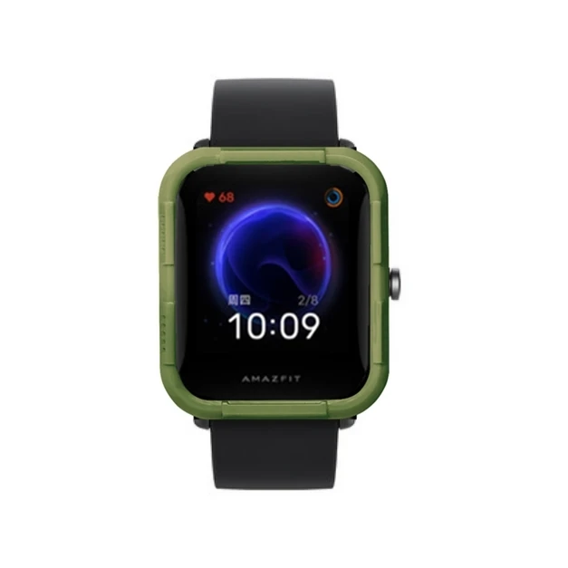 Fifata pc protetor de relógio rígido escudo para xiaomi huami amazfit bip/bip u/pop relógio inteligente plástico caso amortecedor para amazfit bip u