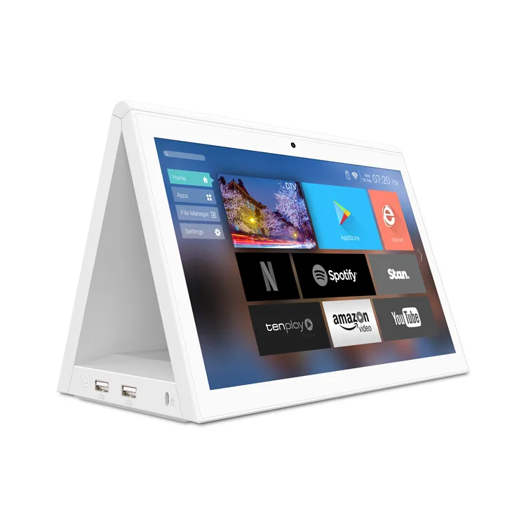 Delivered Duty Paid Desktop Dual Display Digital Signage 10 Inch RK3288 Android 8.1 Dual Screen Tablet