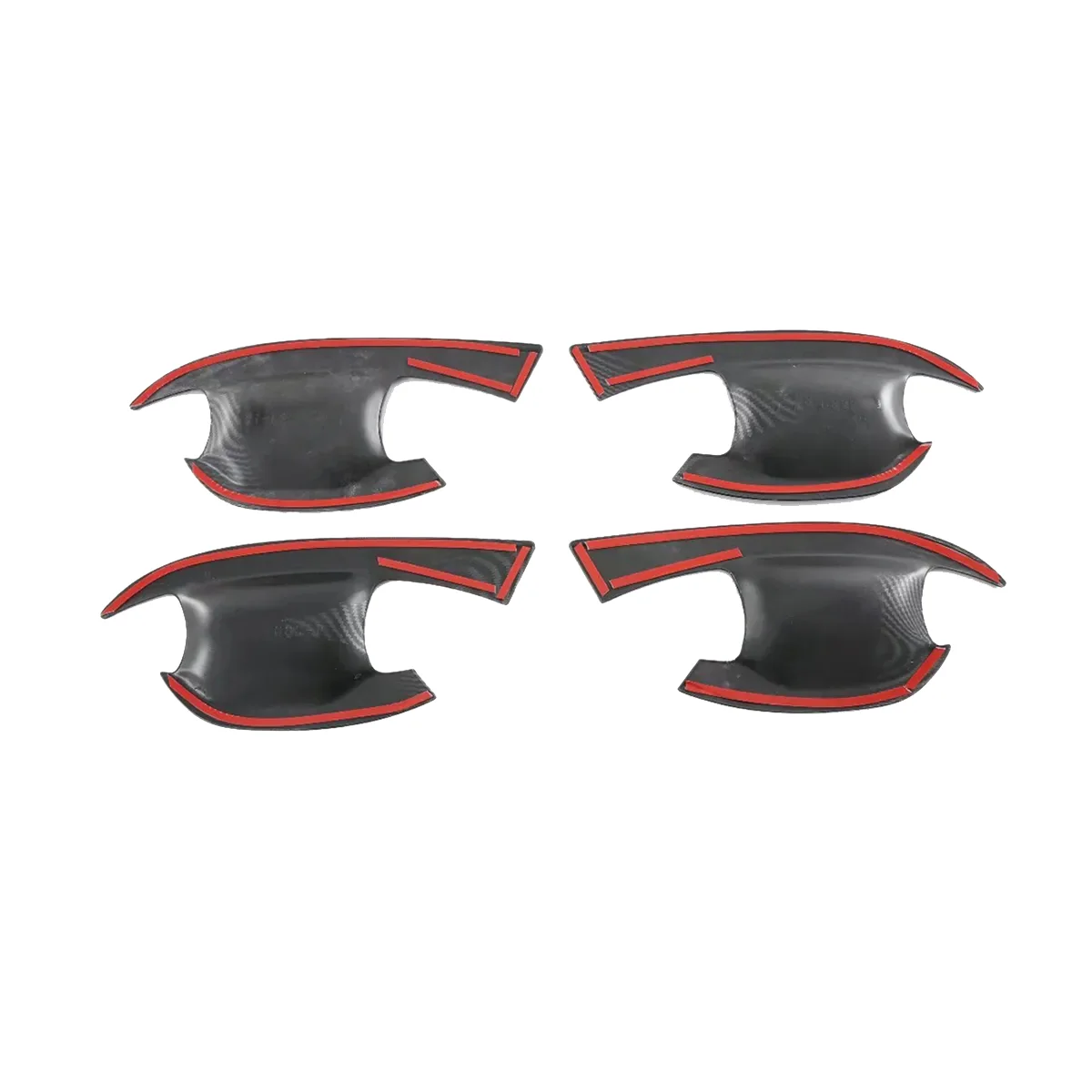 

AD05-8Pcs Car Outside Door Puller Cover Handle Bowl Trim Sticker for Kia Sportage NQ5 2021-2023 with Smart Key Hole LHD