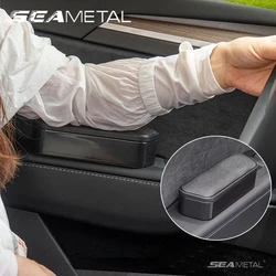 SEAMETAL Car Door Armrest Support Pad Adjustable Height Elbow Rest Box Universal Auto Door Organizer Interior Arm Rest Box Pad