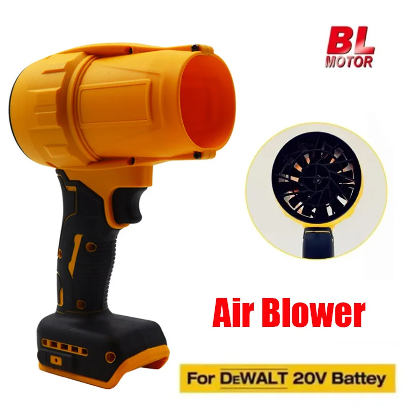 Fit for Dewalt 20V Battery Air Blower Jet Turbo Fan Portable Violent Fan High Speed Air Duster for KeyBoard Cleaning Hair Car