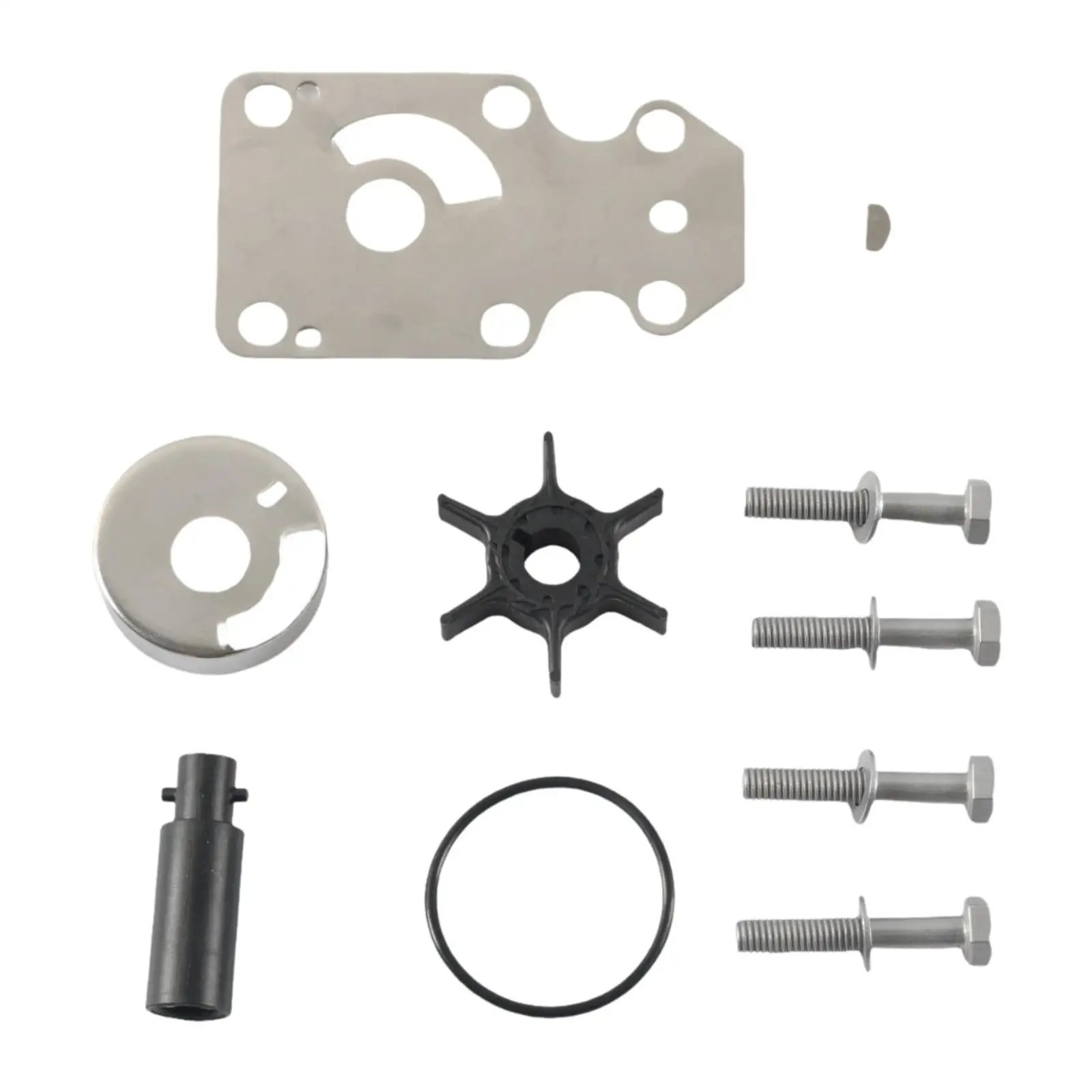 

Water Pump Impeller Repair Kit High Strength Wear Resistant Parts Accessories for Yamaha F6 F8 Outboard Motor