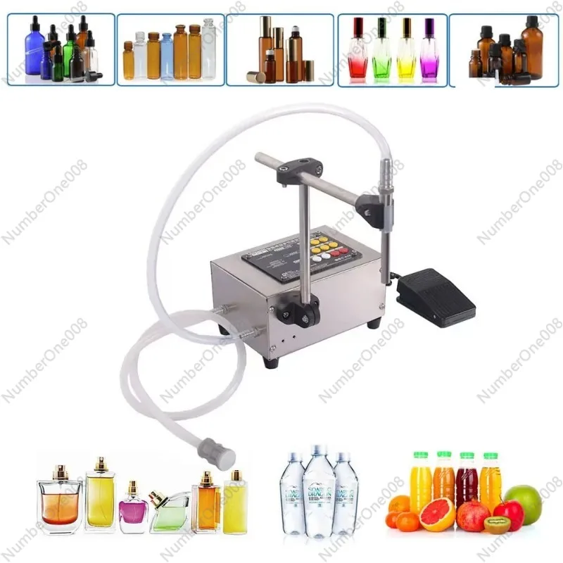 Liquid Filling Machine 0-5000ml Bottle Filler With Foot Padel Switch For Water Oil Drinking Beverage Perfume Juice Milk