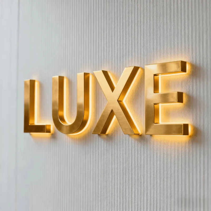 

Best selling metal LED lighting IP65 waterproof commercial logo backlit acrylic letters for shopping mall advertising