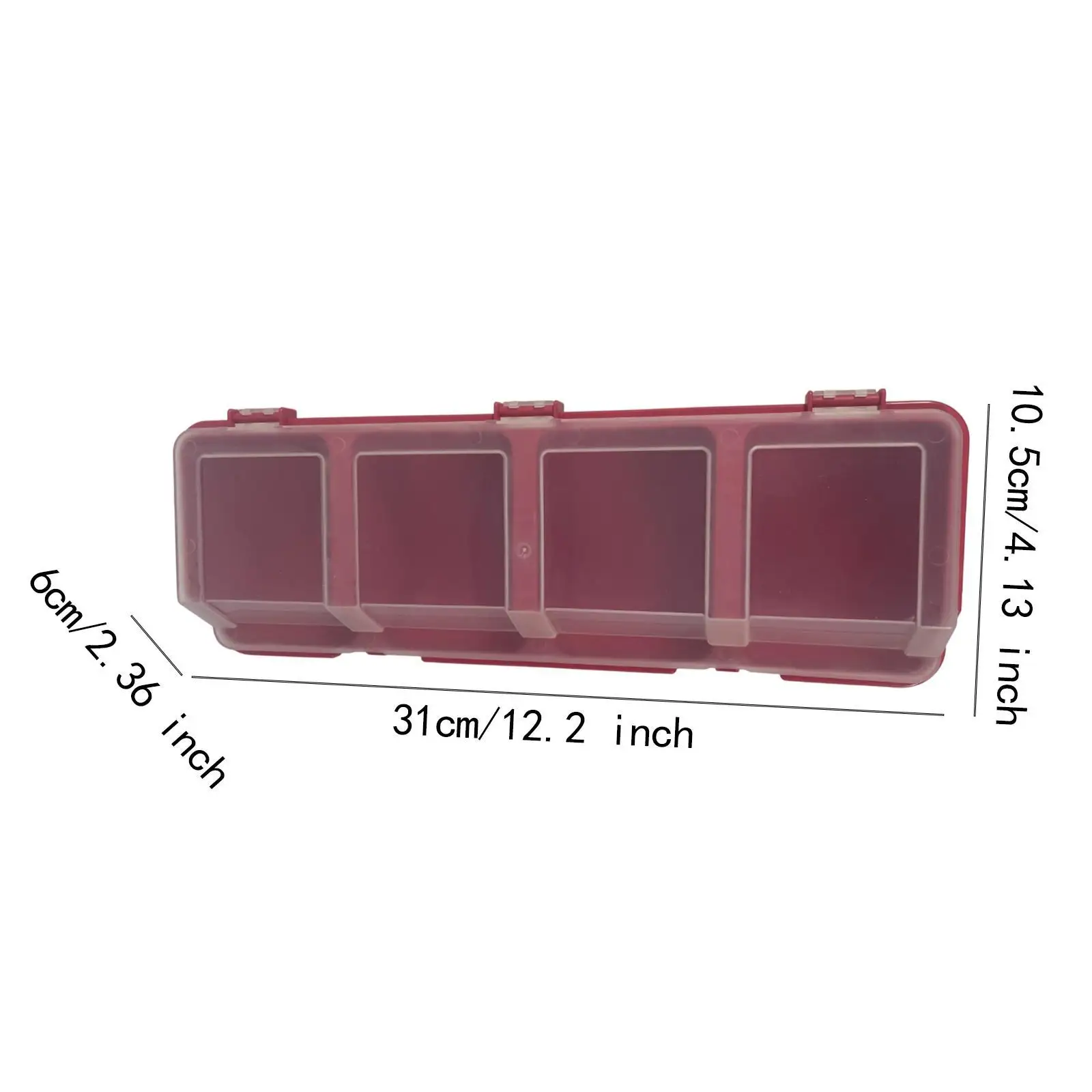 Tool Storage Organizer with Four Sections for Hardware And Small Components