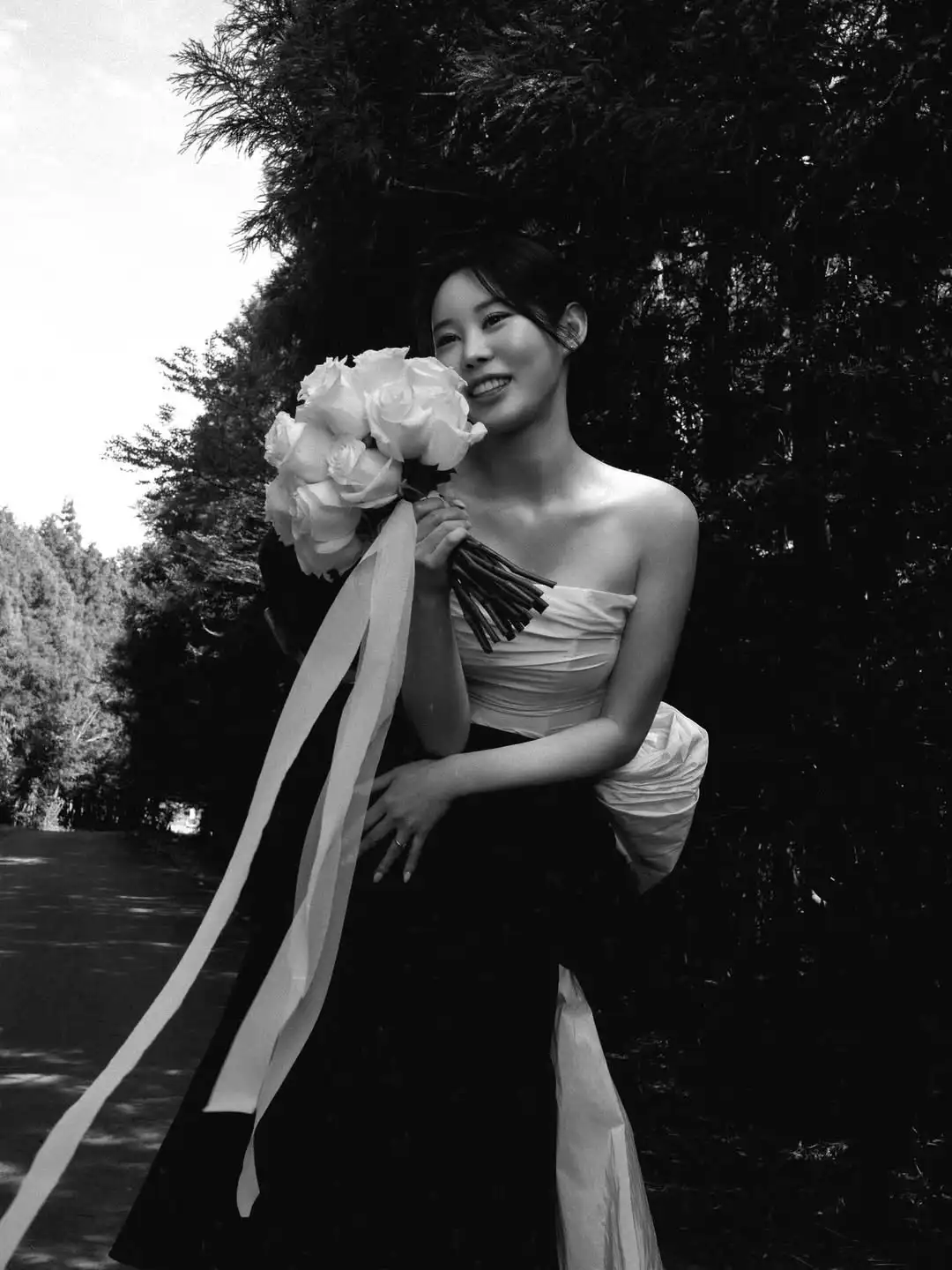 Vestidos de novia de tafetán Sondr, vestidos coreanos personalizados sin tirantes, línea A, elegantes vestidos de boda a presión, vestidos de recepción, vestido de fiesta 2025