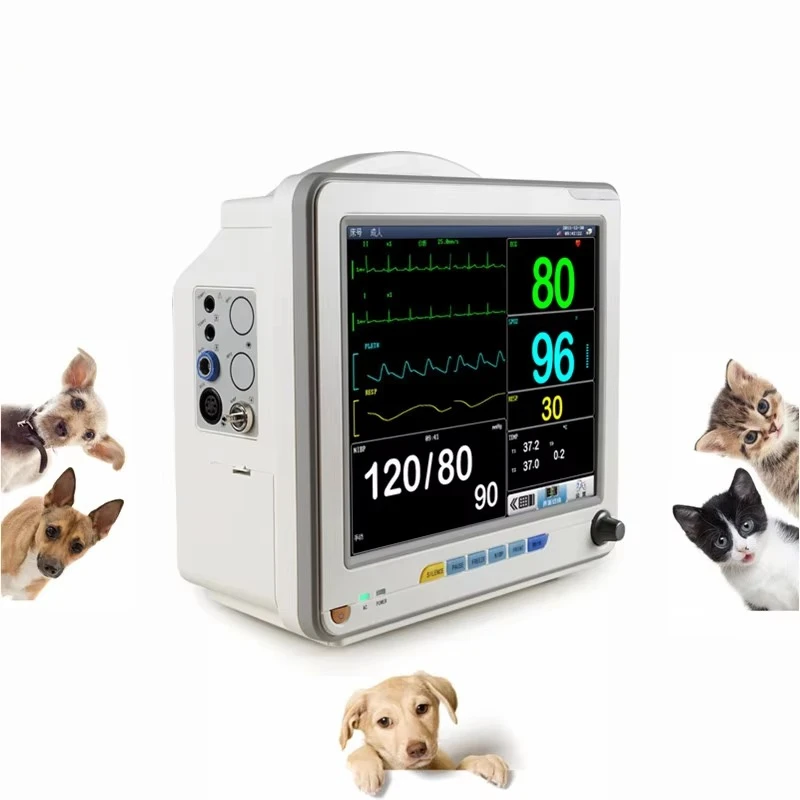 

BPM-1213V Hospital Clinic Veterinary Multi-parameter Pet Vital Sign Portable Vet