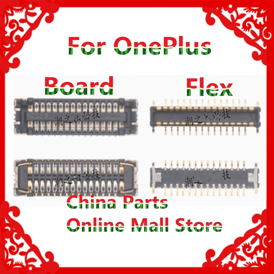 For OnePlus 5T A5000 A5010 LCD On Board Flex Inline clamping and tail plug display of cable motherboard
