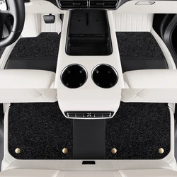 Custom Fit Car Accessories Leather Faux Floor Mat Interior ECO Material for Li Auto Lixiang L7 5 Seaters Front Rear Full Set
