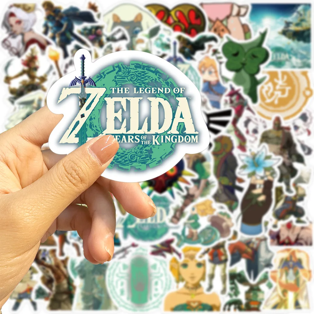 50 Stück Spielteile ‌ Die Legende von Zelda ‌ Cartoon-Graffiti-Aufkleber, Aufkleber für Koffer, Laptop, Computer, Gitarre, Dekoration, klassisches Spielzeug – Detail 5