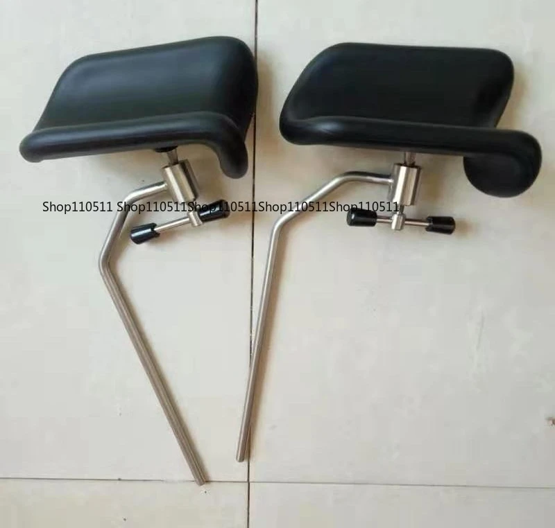 1 pair Medical exam table Leg Holders stirrups for Operating Table and Gynaecology Bed (left and right)