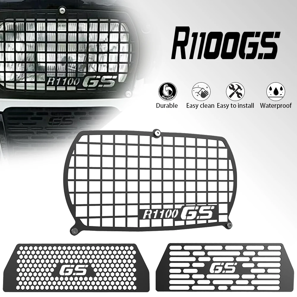 

FOR BMW Motorcycle R1100GS 1994 1995 1996 R 1100 GS 94-97 Radiator Cooler Protective Grilles Headlight Guard Set 1997 1998 1999