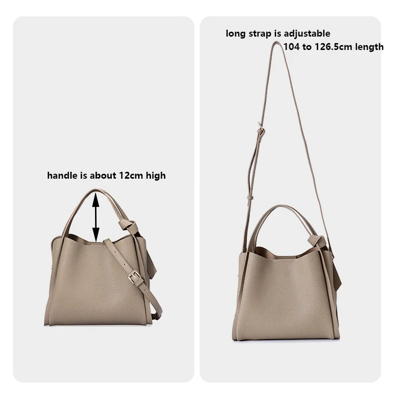 2023 Summer Lady Fashion Small Bucket Handbag Soft Leather Cross-body Messenger For Women Classic Female Shoulder Bag Hot Sale