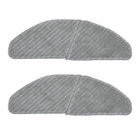 New 2Pcs Robot Vacuum Cleaner Mop for Midea S8+ M7 Pro Sweeping Robot Polyester Swipe Wipe Mop Cloth Pads