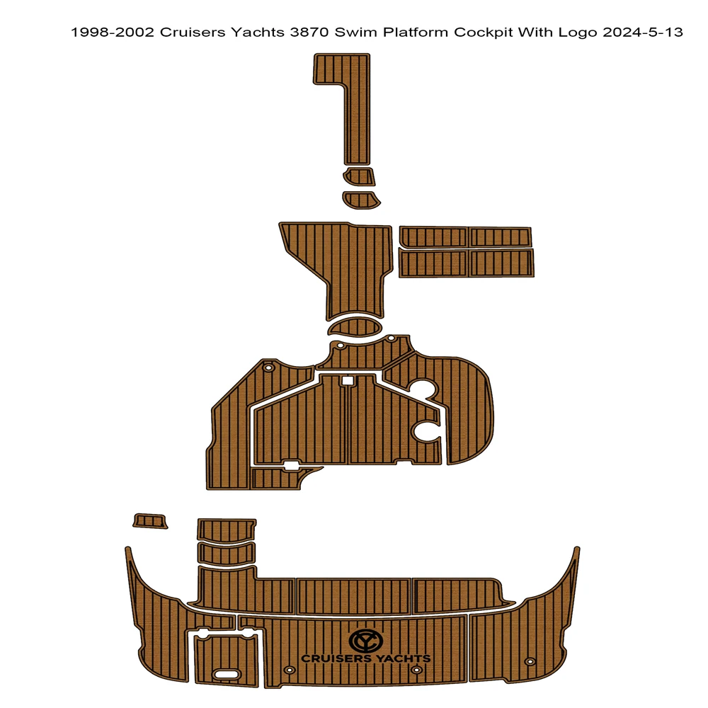 

1998-2002, самоклеящийся коврик для плавания на платформе Cruisers Yachts 3870