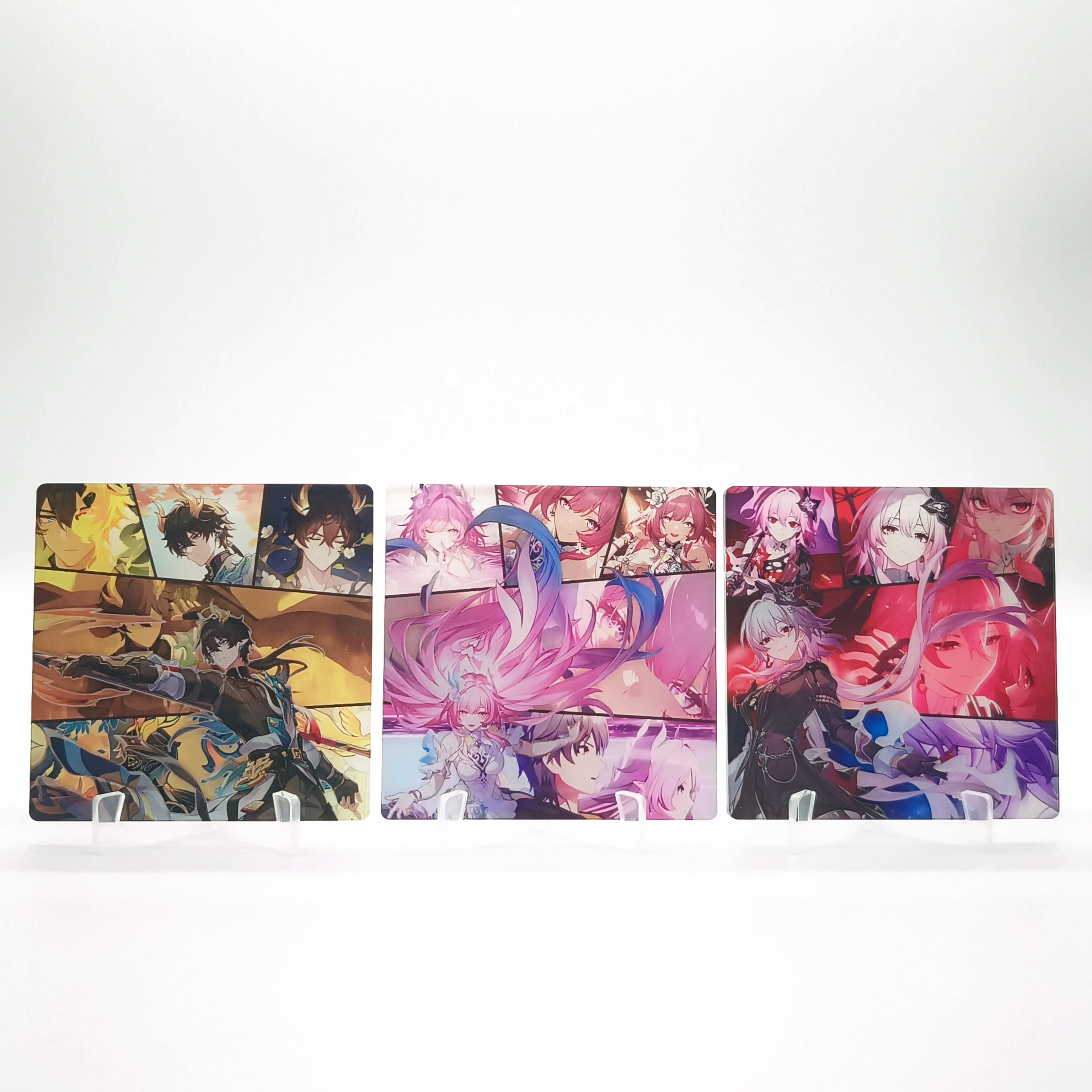 

Double Layer Lenticular 3D Acrylic Standee Star Rail New Characters Cyrene Permansor Terrae Evernight