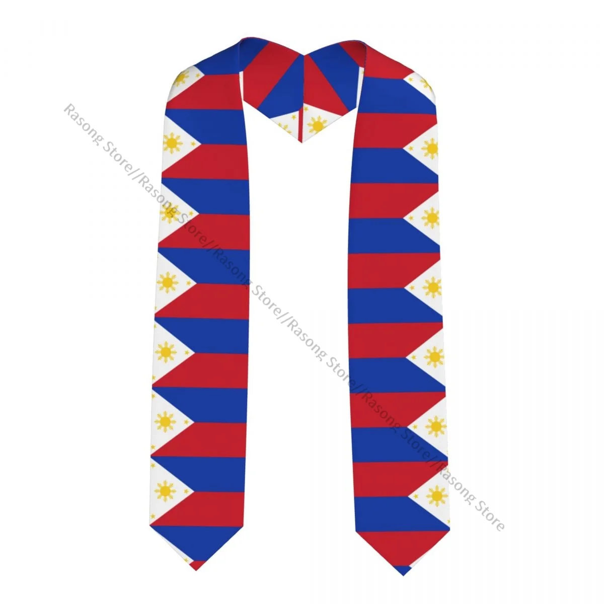 Graduation Stole for Academic Commencement Unisex Philippines Flag Adult Choir Stole Adult Honor Shawl