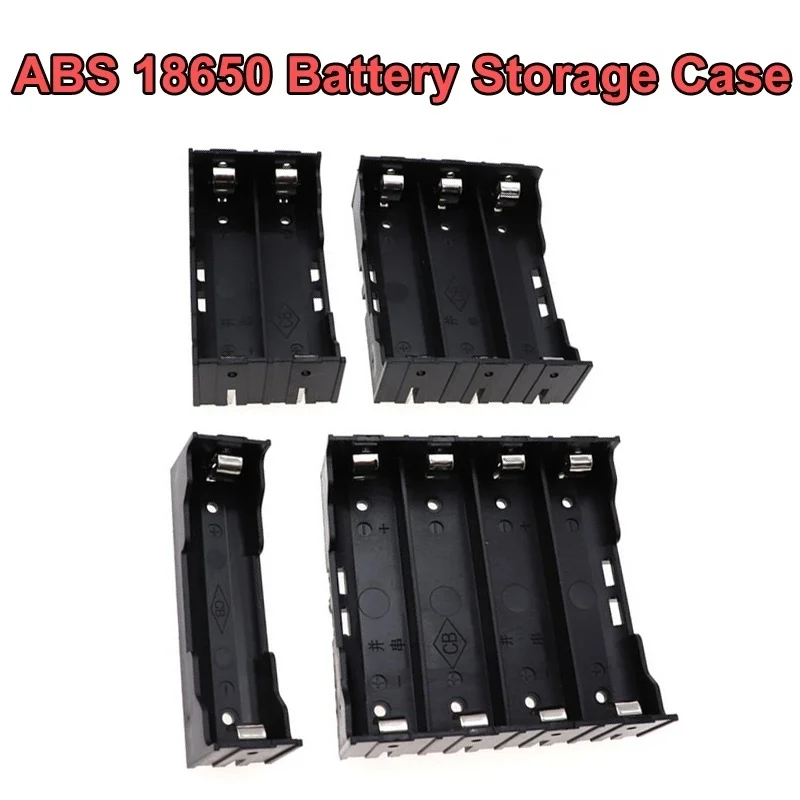 ABS Plastic Shell 18650 Power Bank Case For 1/2/3/4 Slots 18650 Battery USB Charging Board DIY Electronics Repair Accessory Tool