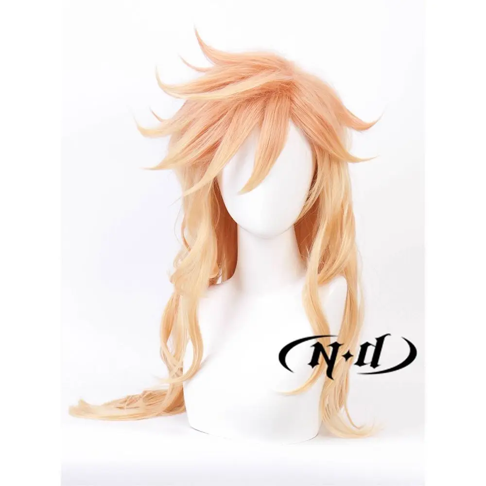 : Cosplay Wig For Toga Inumaki, Long Layered Hair With Gradient Color