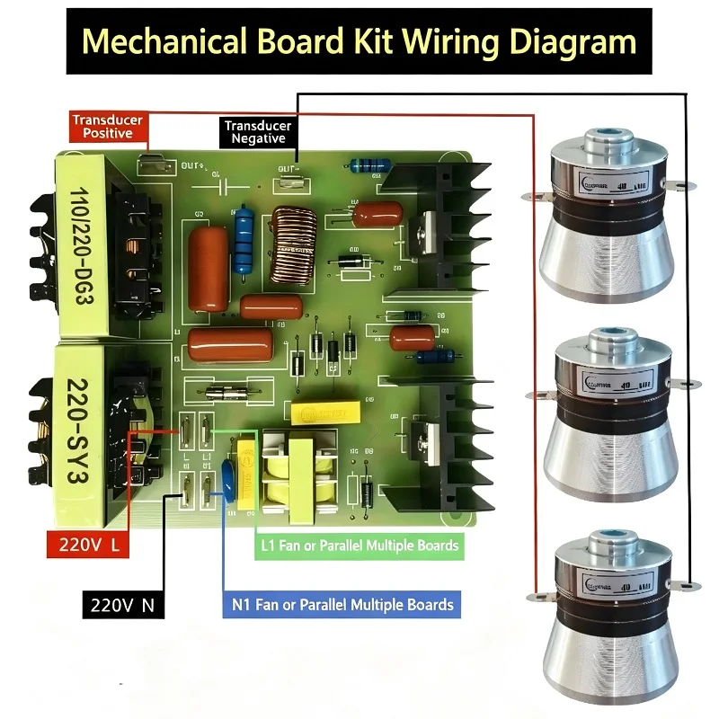 diy-40khz-ultrasonic-cleaner-main-board-accessories-circuit-board-industrial-transducer-driver-power-supply
