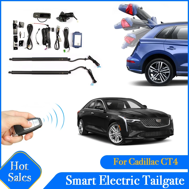 Car Power Trunk Opening Electric Suction Tailgate Intelligent Tail Gate Lift Strut For Cadillac CT4 2019~2024 Special