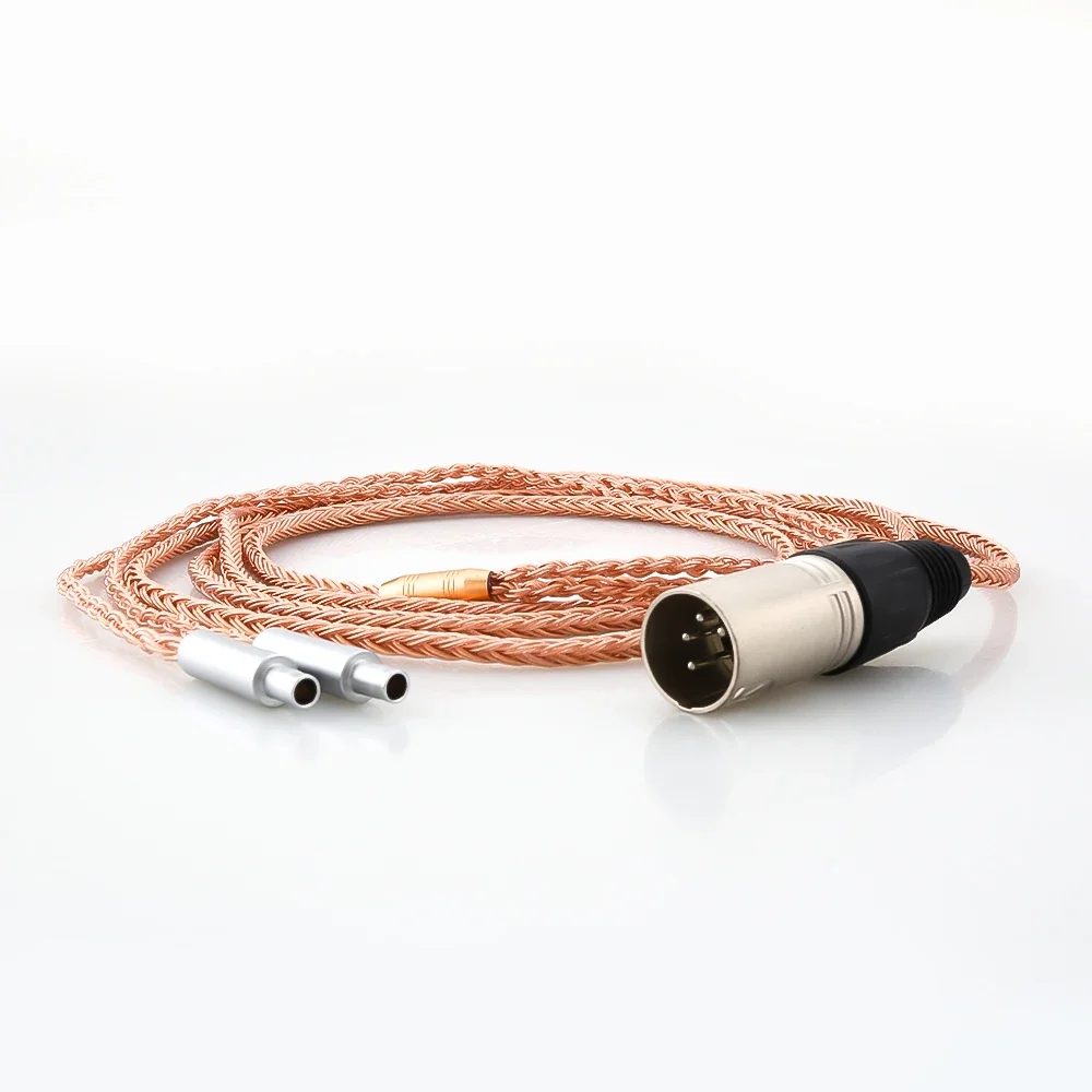 HiFi 16 Core 99% 7N OCC Earphone Cable For Sennheiser HD800 HD800s HD820s HD820 Enigma Acoustics Dharma D1000 Headphone