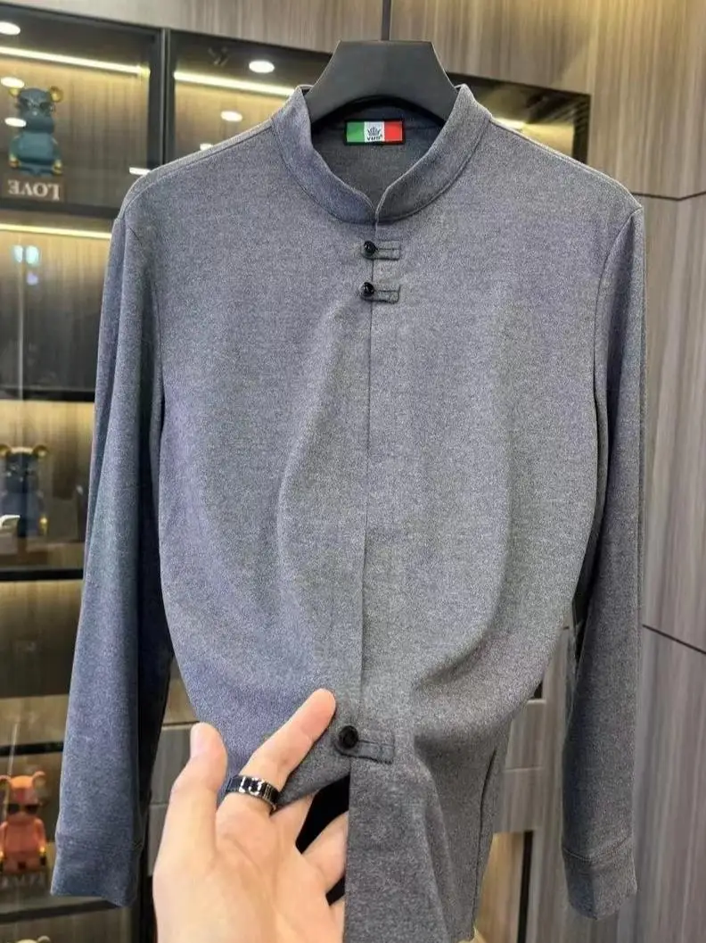 

Faionable Men's T-irt New Arrival Autumn Winter Premium Comfortable Versatile Cool Lightweight Antibacterial Slim Fit Lon...