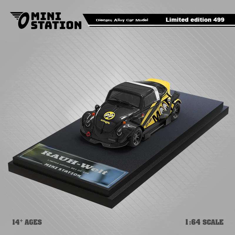 Mini Station 1:64 Mooneyes Targa T1 limited499 Diecast Model Car