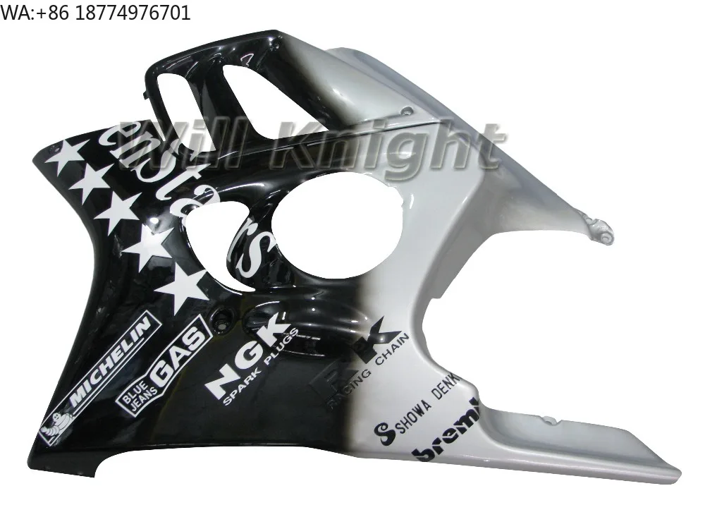 

Обтекатели ABS для Honda CBR600 F3 95-96, серебристо-черные, Seven Stars