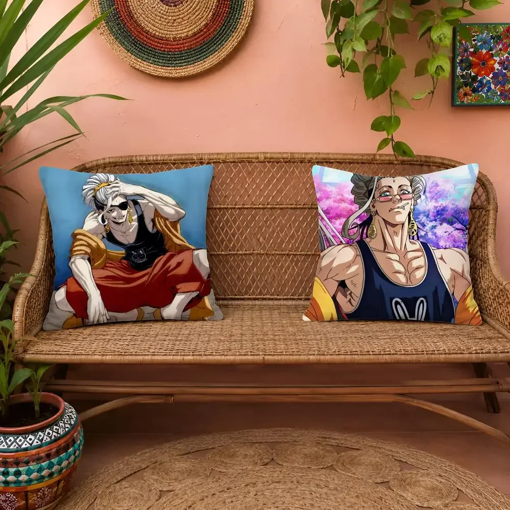 Hot Anime R-Record Of Ragnarok Cushion Cover Pillow Cover Soft Plush Fabric Removable Washable Sofa Chair Bed Decoration