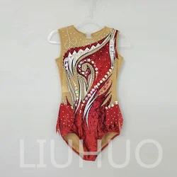 LIUHUO Rhythmic Gymnastics Leotard Competitive Cheerleading Performance For Children