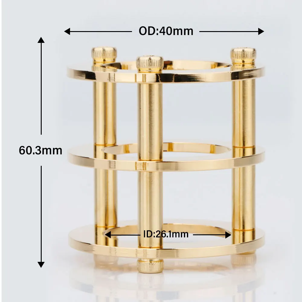 1 stücke Vakuum Rohr Schutz Protector Abdeckung für 12AX7 12AT7 ECC83 6922 5687 HIFI Vintage Audio AMP DIY Gold & verchromt