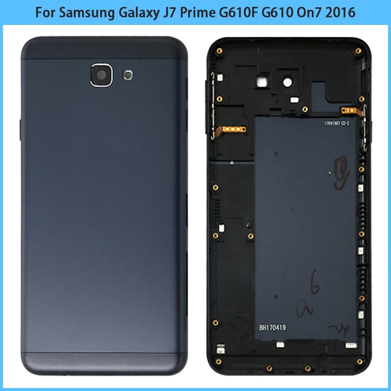 New For Samsung Galaxy J5 Prime J7 Prime ON5 ON7 2016 G570 G610F G610 Battery Back Cover Rear Door Chassis Housing Case Replac