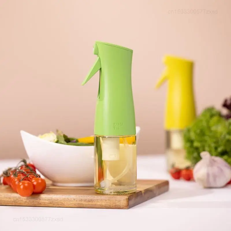 Zuutii Oil Spray Bottle Kitchen BBQ Cooking Olive Oil Dispenser Camping Baking Empty Spray Plastic Home Kitchen Oil Spray Bottle