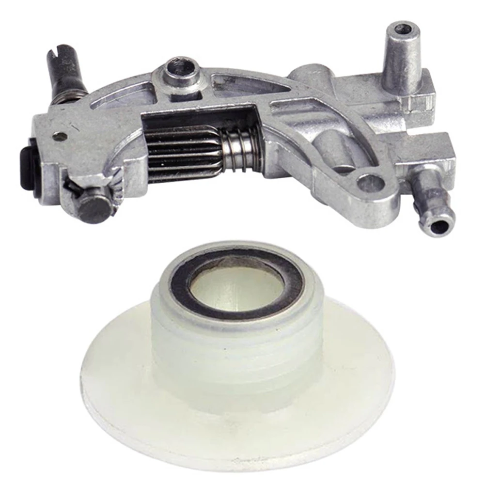 5 pçs bomba de óleo filtro tubo mangueira linha bocal óleo turbina kit para 4500 5200 5800 45cc 52cc 58cc motosserra reposição