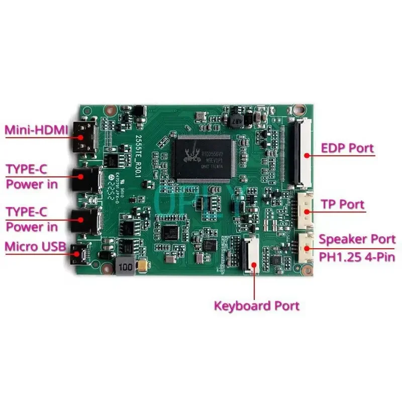 Kit de controlador edp 2 tipo-c mini hdmi compatível com LP097QX2-SPAV LP097QX2-SPA1 LP097QX2-SPA2 LP097QX2-SPA3/spc1 1536x2048 9.7"